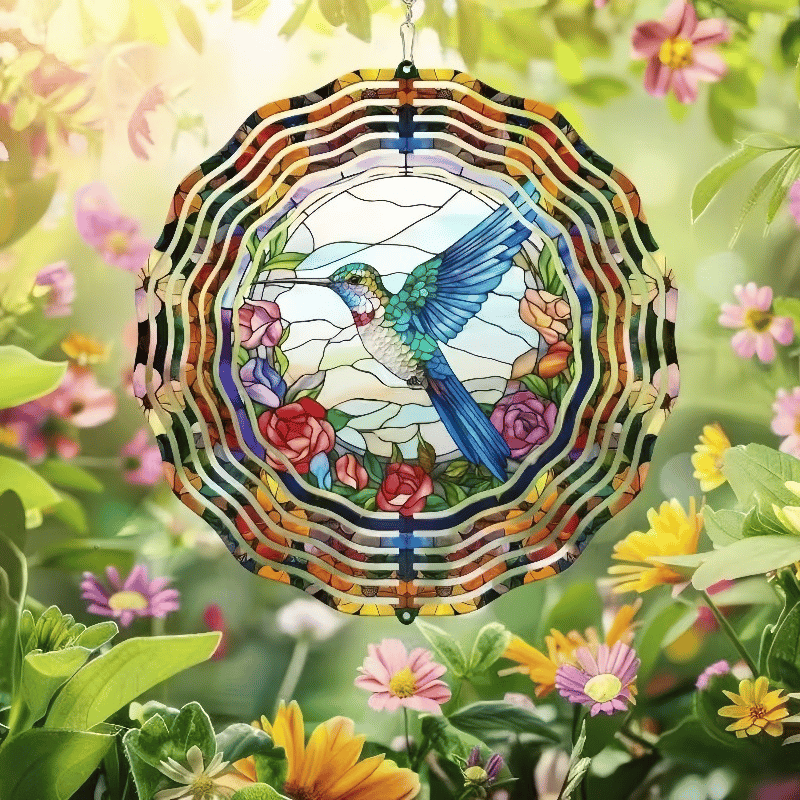 🦋Lucky Mandala Windmill – 3D Kinetic Art, Indoor/Outdoor, Stainless Steel