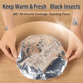 🍽️Reusable Aluminum Foil Thermal Food Cover — Heat-Retaining, Washable & Freshness-Preserving Kitchen Essential
