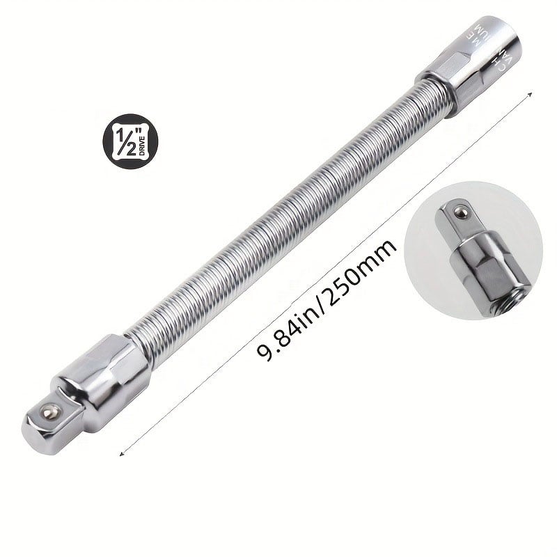 Universal Flex Head Socket Adapter Set – Reach Tight Bolts Faster in Hard-to-Access Spaces-The Must-Have Tools for Mechanics, DIYers & Garage Work
