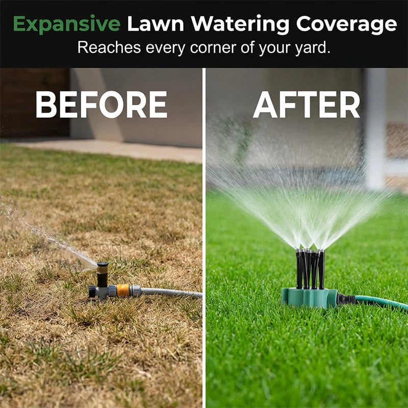 🔥LAST DAY 49% OFF - 🛠️💧360° Coverage Precision Garden Irrigation Sprinkler