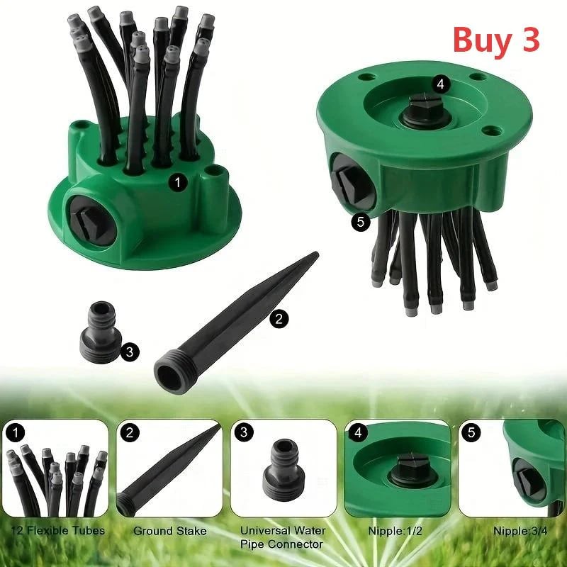🔥LAST DAY 49% OFF - 🛠️💧360° Coverage Precision Garden Irrigation Sprinkler