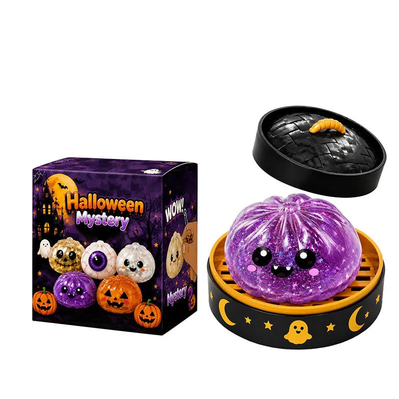 🎃 Halloween Dumpling Squeeze Squishy Toy
