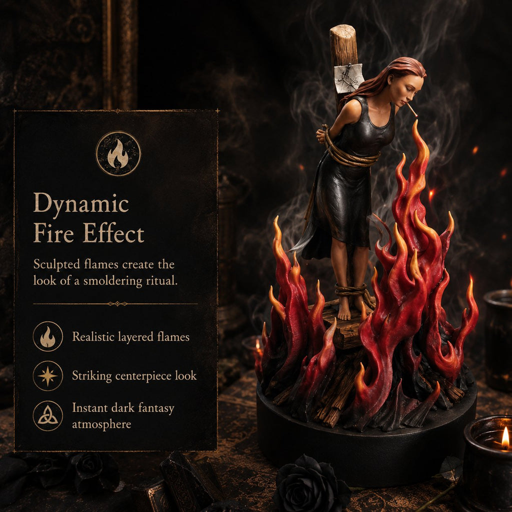 🔥 Flamebound Witch Incense Burner
