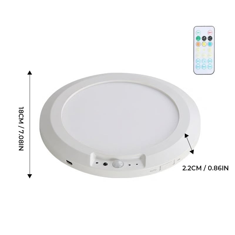 Father's Day Special: Motion Sensor Ceiling Light: 30-Second Install. 60-Day Battery. No Electrician.