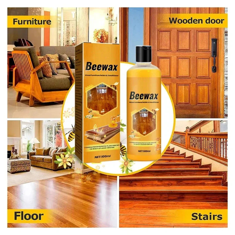 49% OFF This Week Promotions🎉🎉Beeswax Wood Polish Spray 120ml | Natural Shine & Protection for Furniture, Floors, Cabinets – Non-Greasy, Anti-Dust Finish