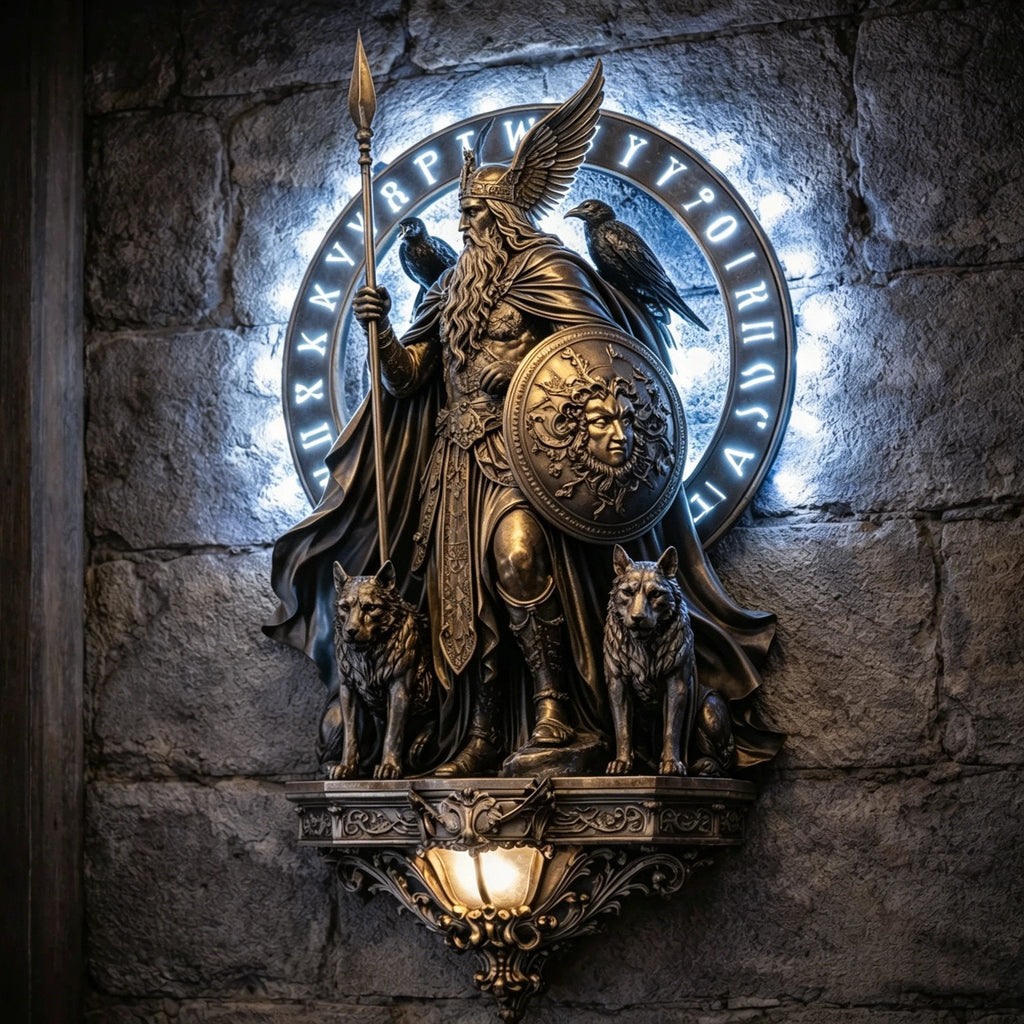 🔥Last Day 49% OFF - 2026 Odin Wall Lamp – The Allfather’s Watchful Light🛡️