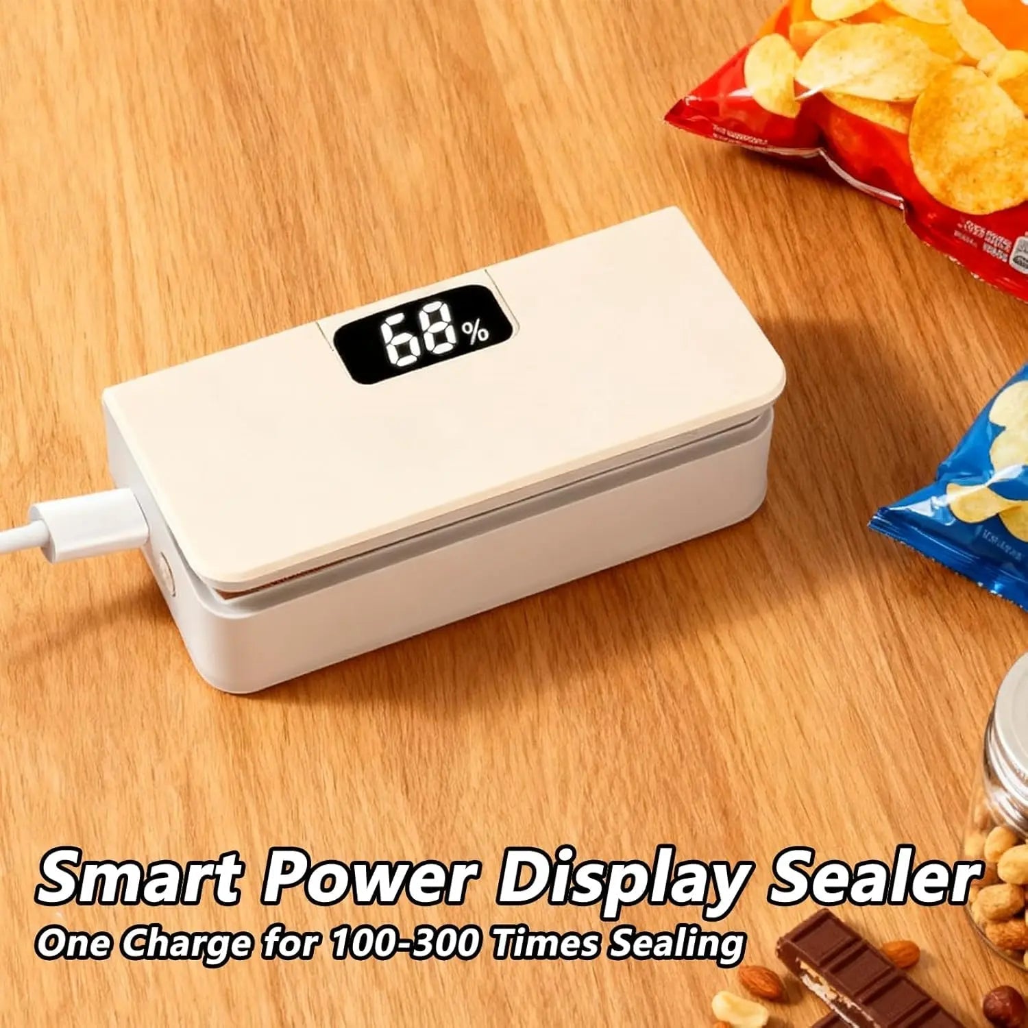 ⚡Rechargeable 2-in-1 Mini Bag Sealer with Cutter