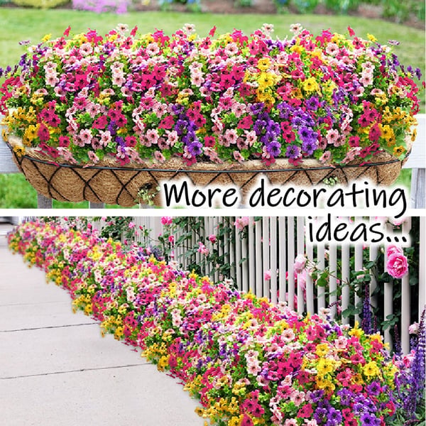 💐 UV-Resistant Colorful Artificial Flowers – 49% OFF Today Only 🌸