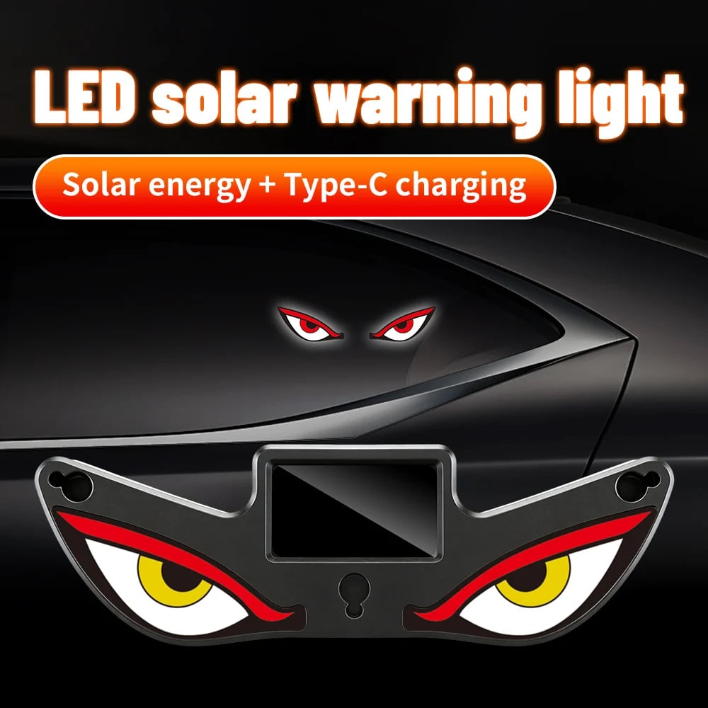 🔥Last Day 50% OFF - 😈👁️Solar Demon Eye LED Car Window Light