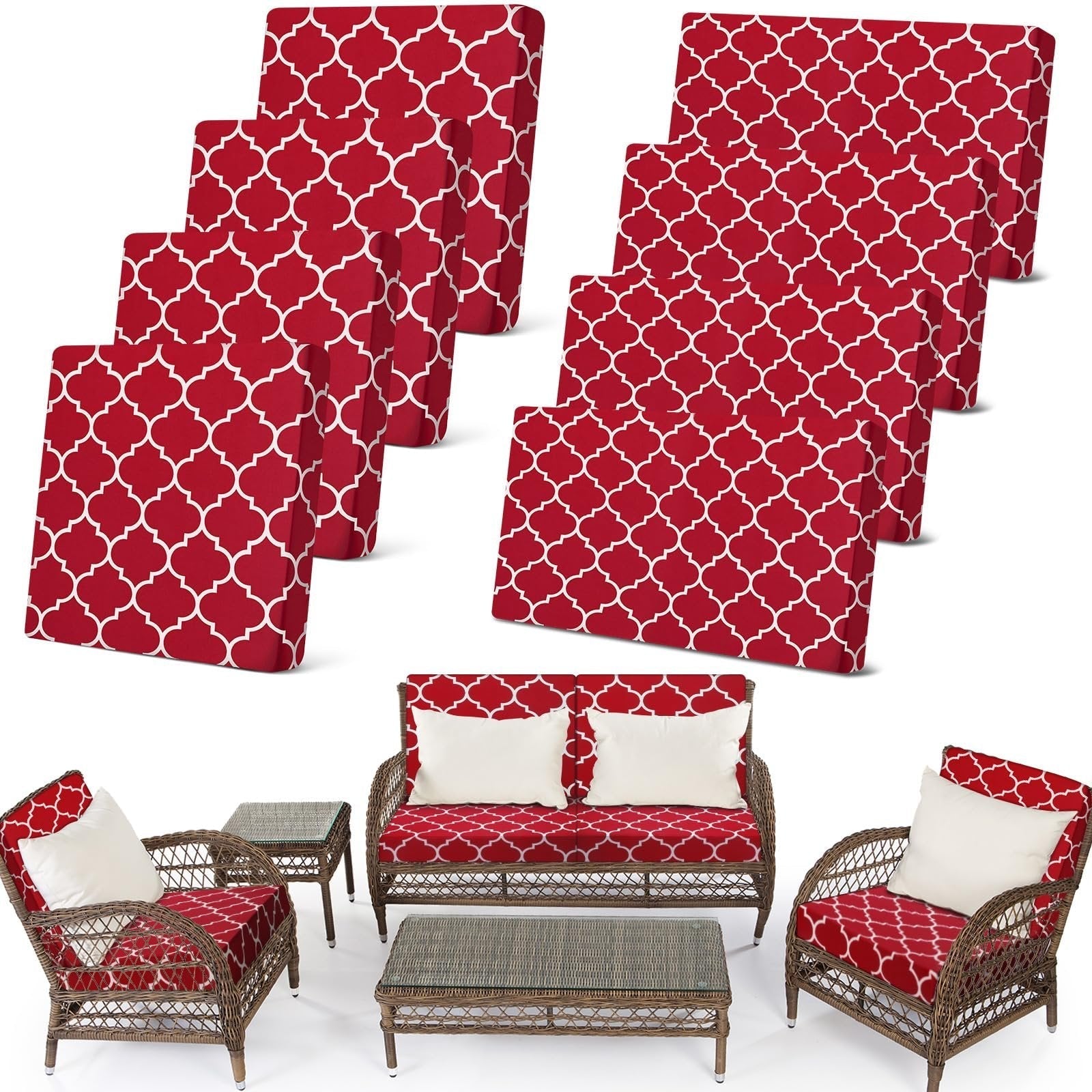 Outdoor Patio Sofa Cushion Covers 🛋️