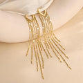🔥Limited Time 50% Off✨14K Gold Plated Long Tassel Earrings for Women