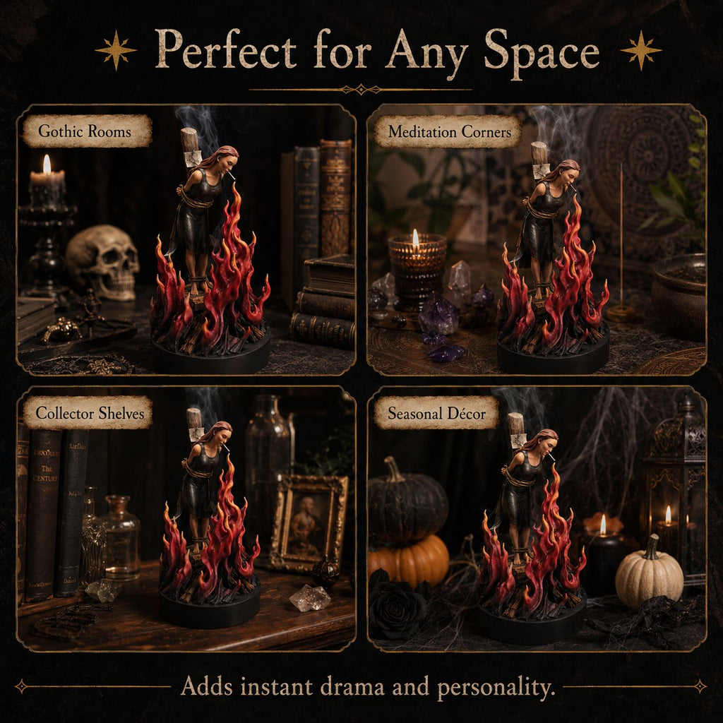 🔥 Flamebound Witch Incense Burner