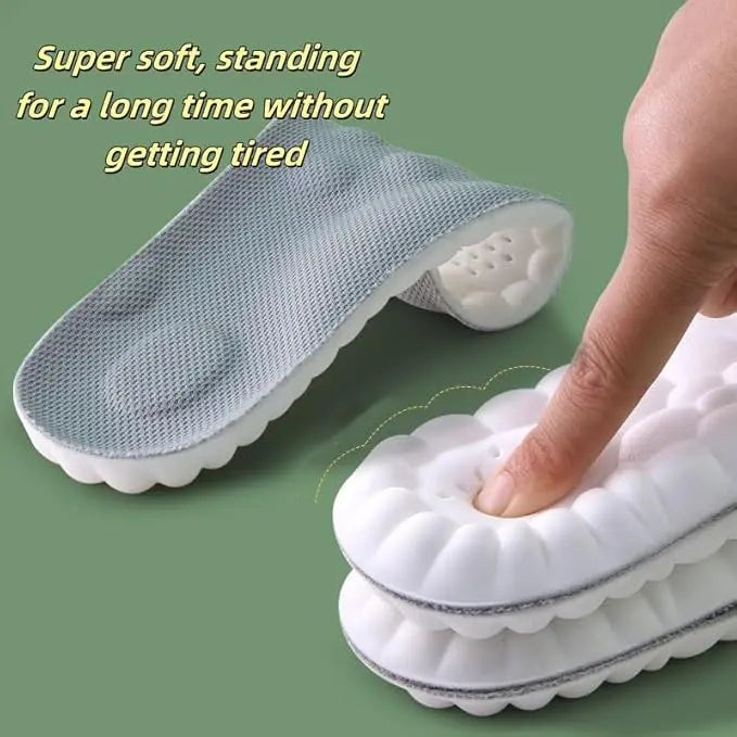 👟4D Cloud Insoles for Men & Women - Anti-Fatigue & Shock Absorption