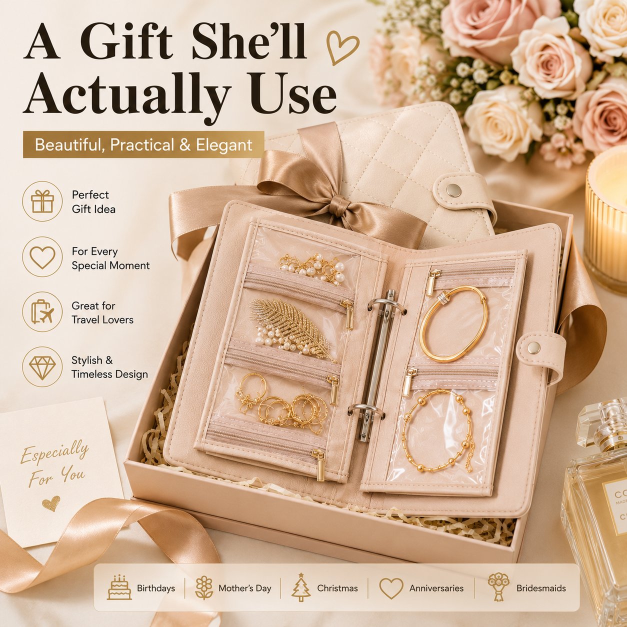🔥LAST DAY 49% OFF-Travel Jewelry Notebook