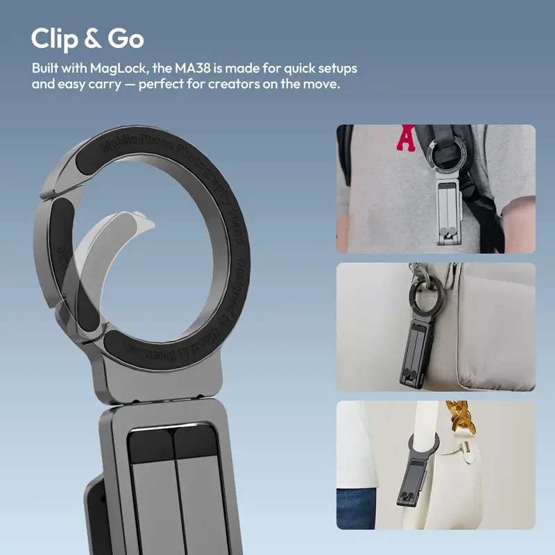 📱Ulanzi MA38 MagLock Phone Stand – One Mount. Five Ways to Create
