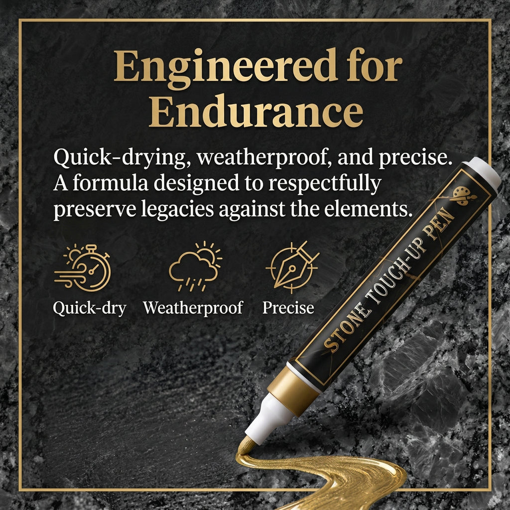 🔥HOT SALE 🐦Golden Tombstone Marker Pen for Restoring Faded Grave Inscriptions