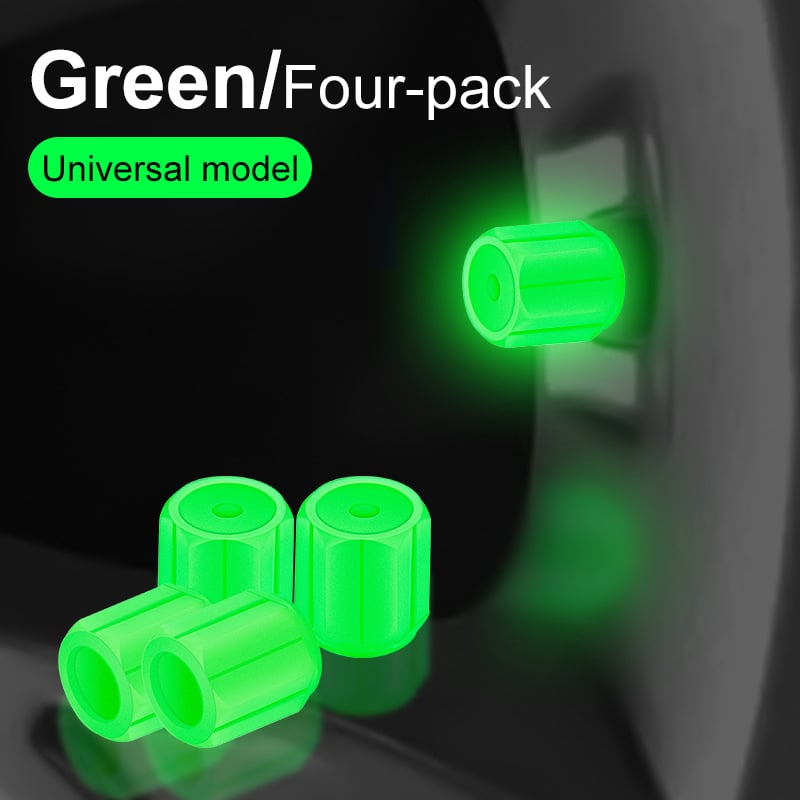 🚗🌙Luminous Tire Valve Stem Caps