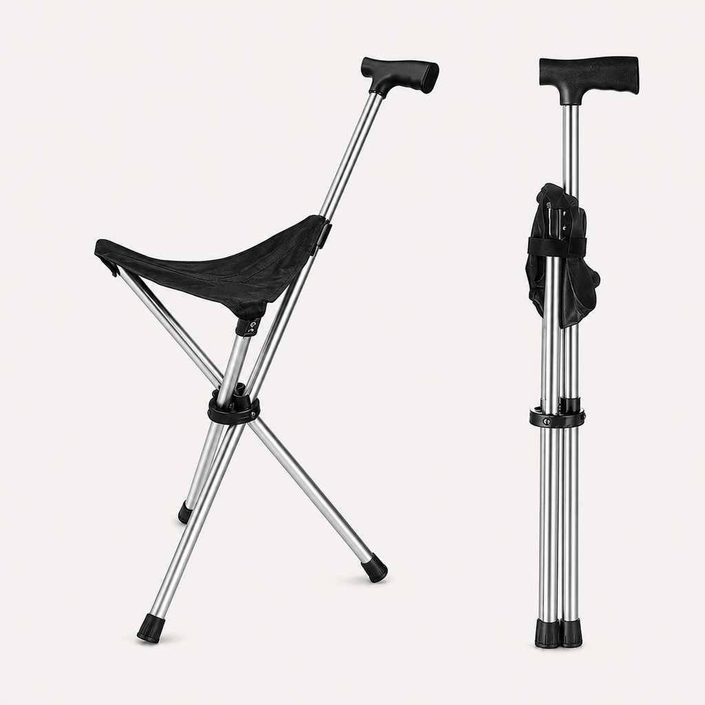 Folding Portable Cane Chair: The Best Gift for Seniors
