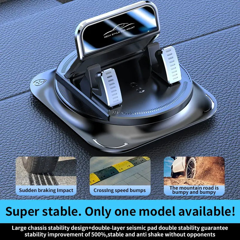 🚗📱 360° Rotating Car Phone Holder – Dashboard & Windshield Mount with Non-Slip Grip for All iPhones and Android