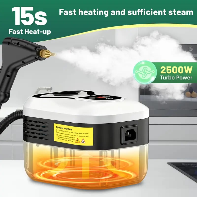 2500W Handheld High-Temperature Pressurized Steam Cleaner