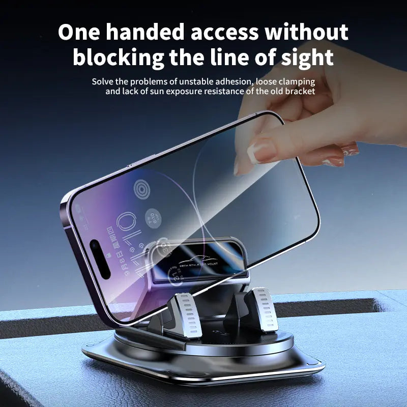 🚗📱 360° Rotating Car Phone Holder – Dashboard & Windshield Mount with Non-Slip Grip for All iPhones and Android