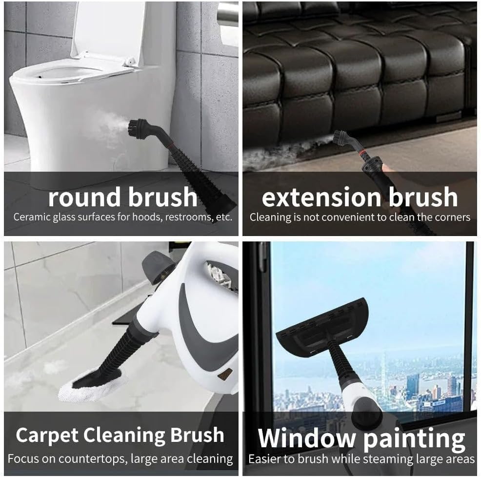 💨Powerful Steam Cleaner – 115°C (239°F) High-Temperature &amp; High-Pressure Steam