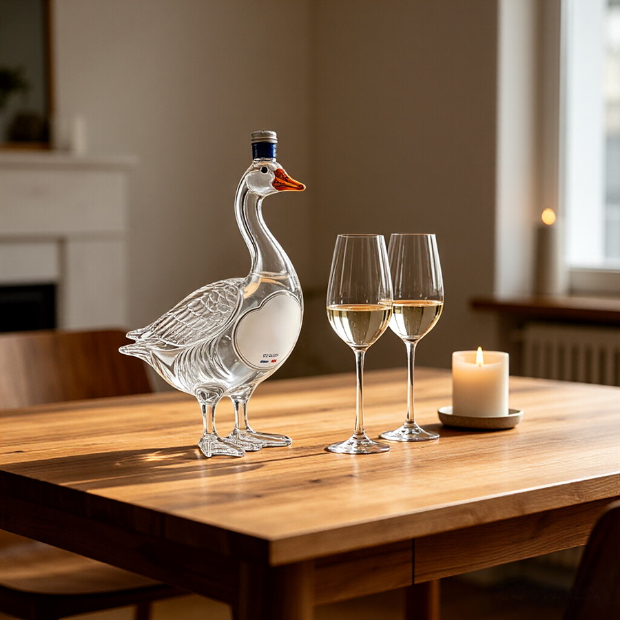 🥃✨3D Sculpted Swan Bottle – Luxury Collector’s Decanter Gift 🦢🔥