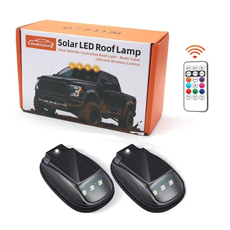 ⚡Hot Sales 49% OFF🔥Solar Car Roof RGB Strobe Light - Free Remote Control Included