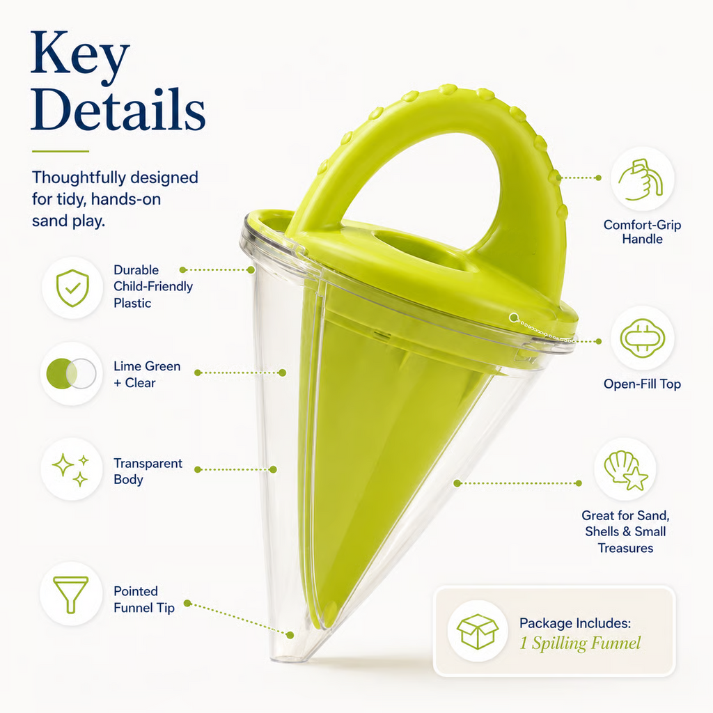 🏖️Spilling Funnel Sand and Water Mixing Toy