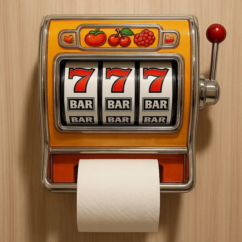 🔥Limited Edition✔️Slot Machine Toilet Roll Holder