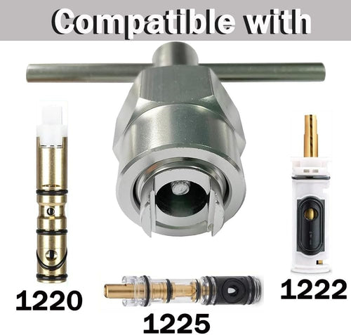 104421 Cartridge Puller For Moen Cartridge Removal Tool Compatible with Moen 1200,1222,1225 Single Handle Cartridges Moen Shower Cartridge Faucet Cartridge Replacement Core Puller
