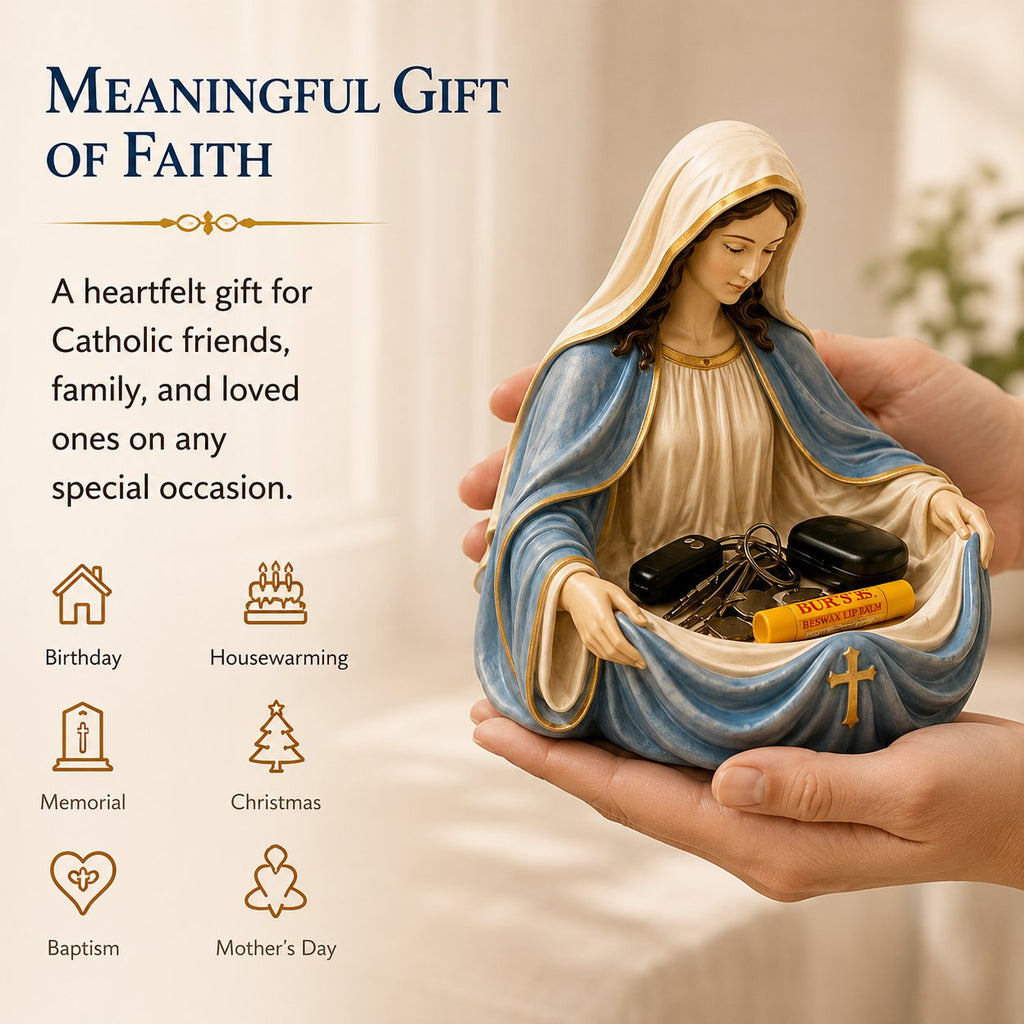 🔥Last Day 50% OFF - Handmade Virgin Mary Catch-All Bowl