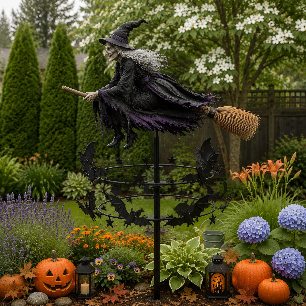 🔥 Limited time 70% OFF – 🧙‍♀️ The Enchanted Witch Garden Wind Spinner
