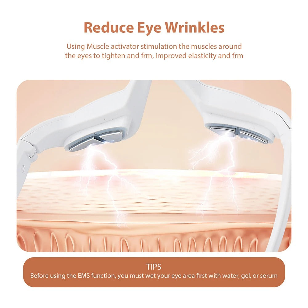 🖐️Eye Massager With Red Light For Under Eye Swelling And Fine Lines