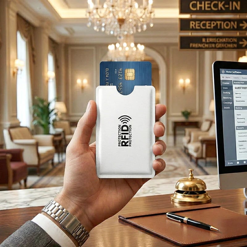 [8-Pack] RFID Blocking Sleeves: Slim & Lightweight Protection for Credit & ID Cards
