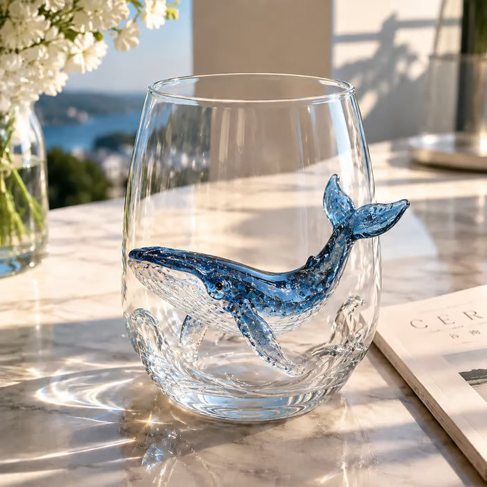 🐟Artisanal Blue Ringed Octopus Glassware