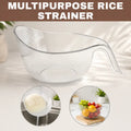 Aesthetic Multifunctional Rice Strainer with Handle