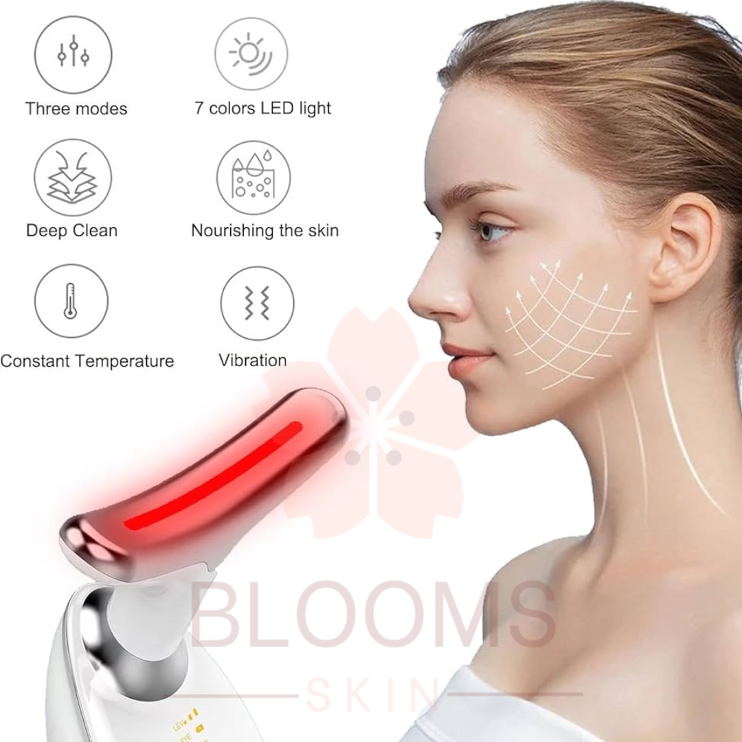 EMS Thermal Neck Lifting And Tighten Massager Electric Microcurrent Wrinkle Remover