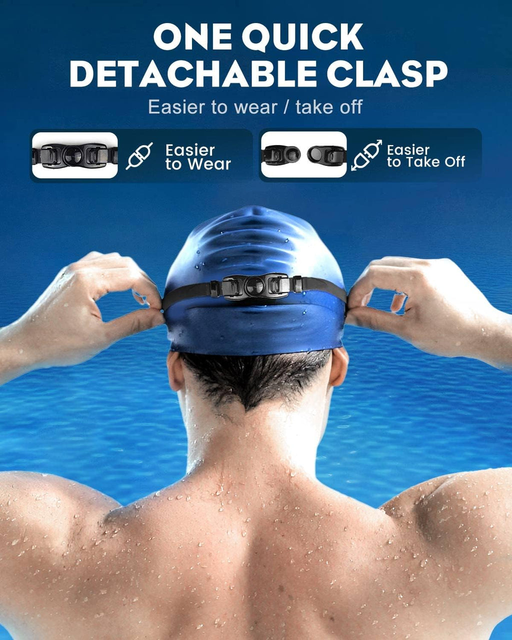 🔥Goggles Swimming Adult Swim-Goggles: Wide View with UV400 Protection Anti Fog No Leak for Men and Women