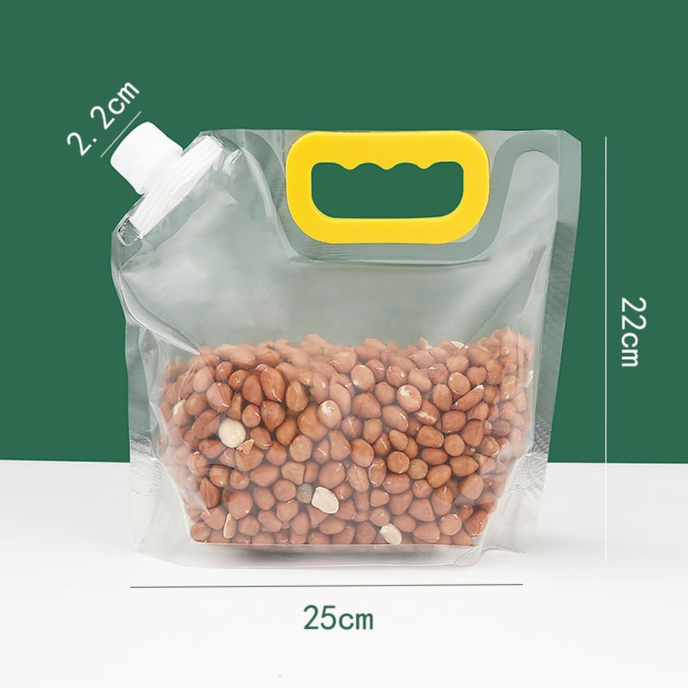 🌾Reusable Airtight Grain Storage Bags | Keep Your Food Fresh & Pantry Neat🔒