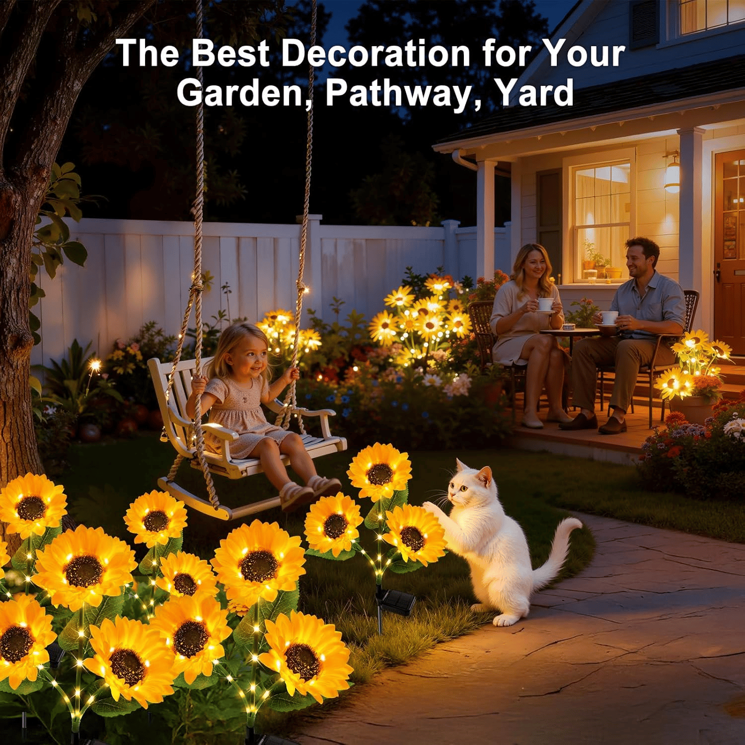 🌻 49% OFF🔥Solar Sunflower Garden Lights: Illuminate Your Outdoors with Sun-Kissed Charm