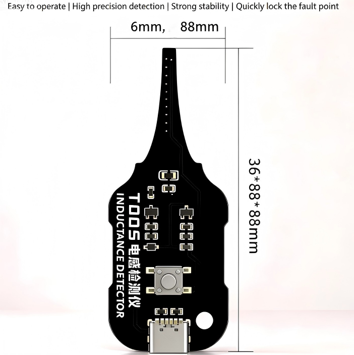 📟 Pocket In-Circuit Inductance Tester – High-Precision Electromagnetic Induction Tool for Quick Fault Detection on Circuit Boards