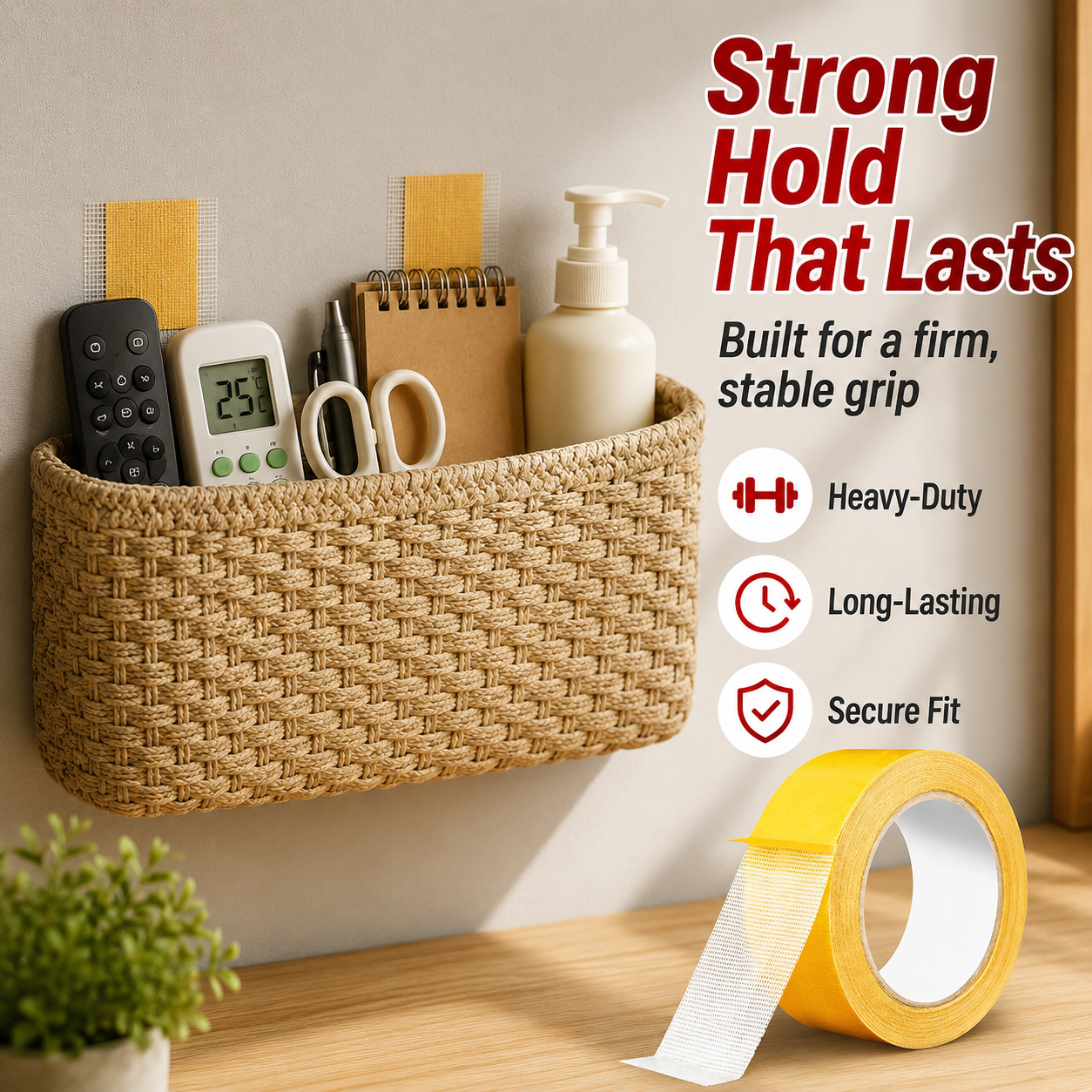 Strong Adhesive Double-sided Mesh Tape
