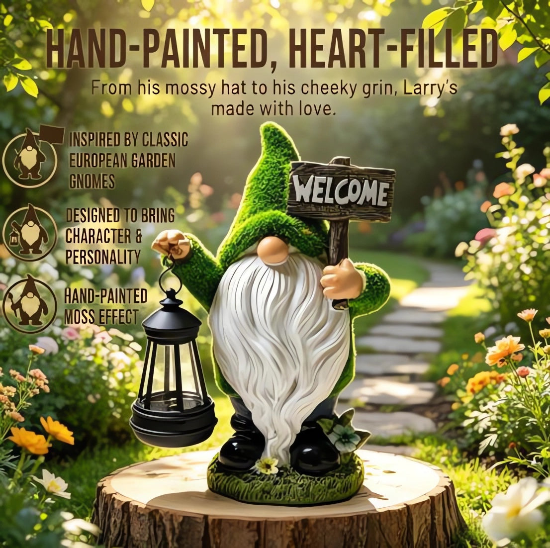 🌺Summer Sale 49% OFF🔥Outdoor Garden Gnomes with LED Solar Light