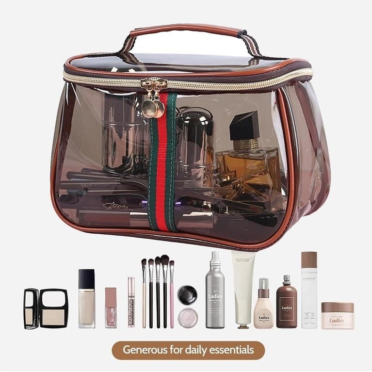 💕Hot sale 49% OFF💖✨ 3PCS New Retro Vintage Vanity Bag, Large Capacity Makeup Organizer for Women