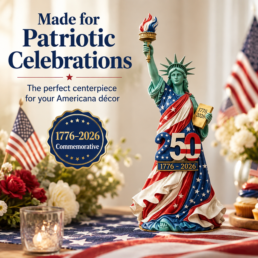 🔥Limited-time promotion🔥Handmade USA 250th Anniversary Statue of Liberty Figurine