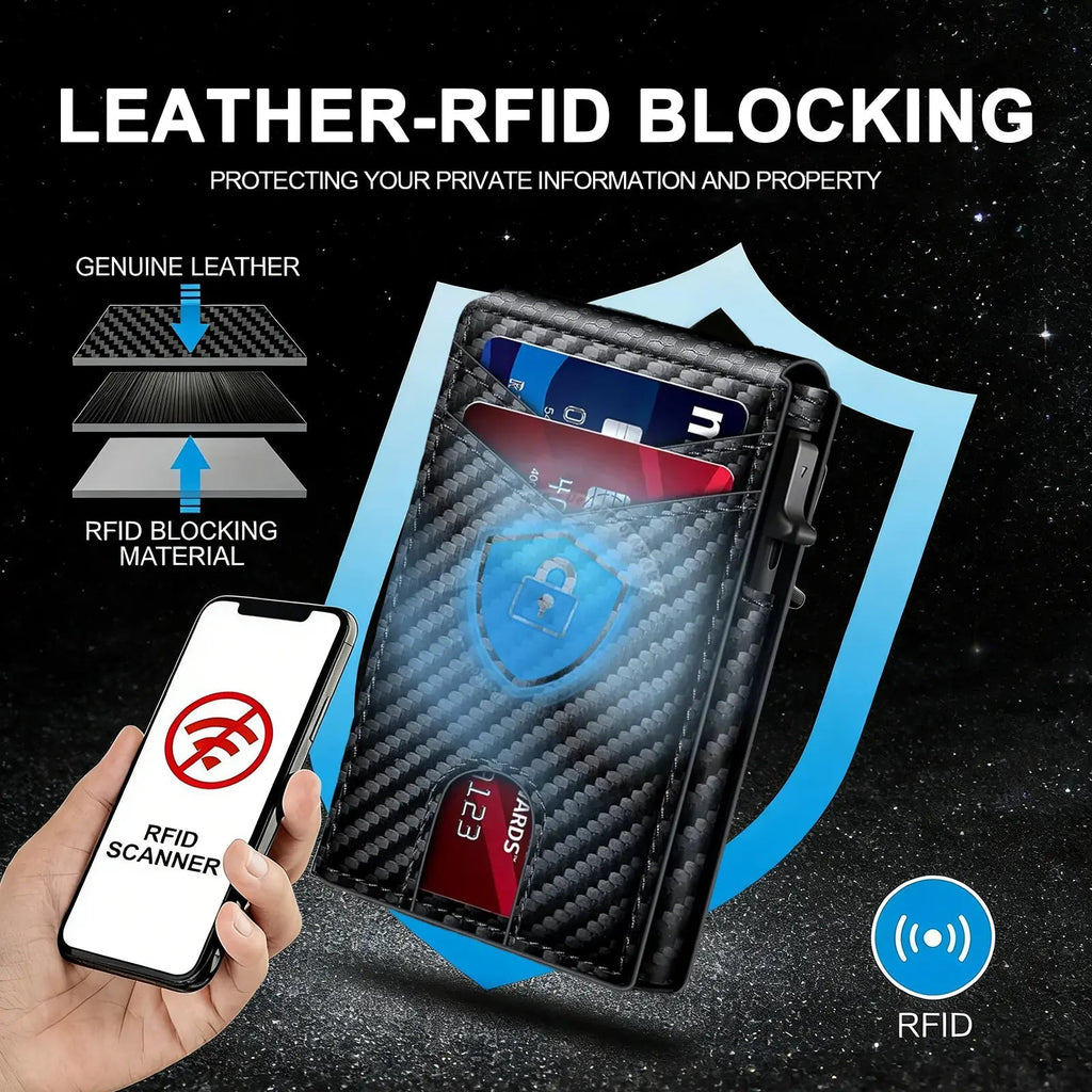 “Last Day! 50% OFF 🔥 Men's Multi-functional Business Wallet”.