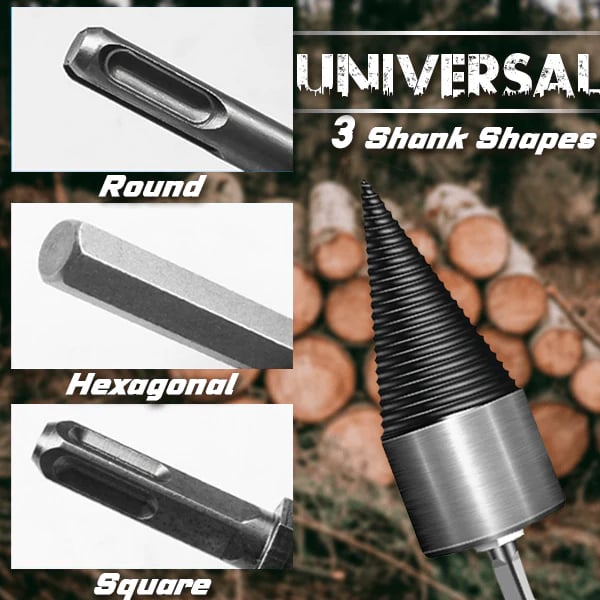🥳2026 HOT SALE🥳💞50K+ SOLD!🔧✅The Professional Upgrade for Firewood Prep. Durable Drill Set Makes Quick Work of Logs. 🛠️⚡