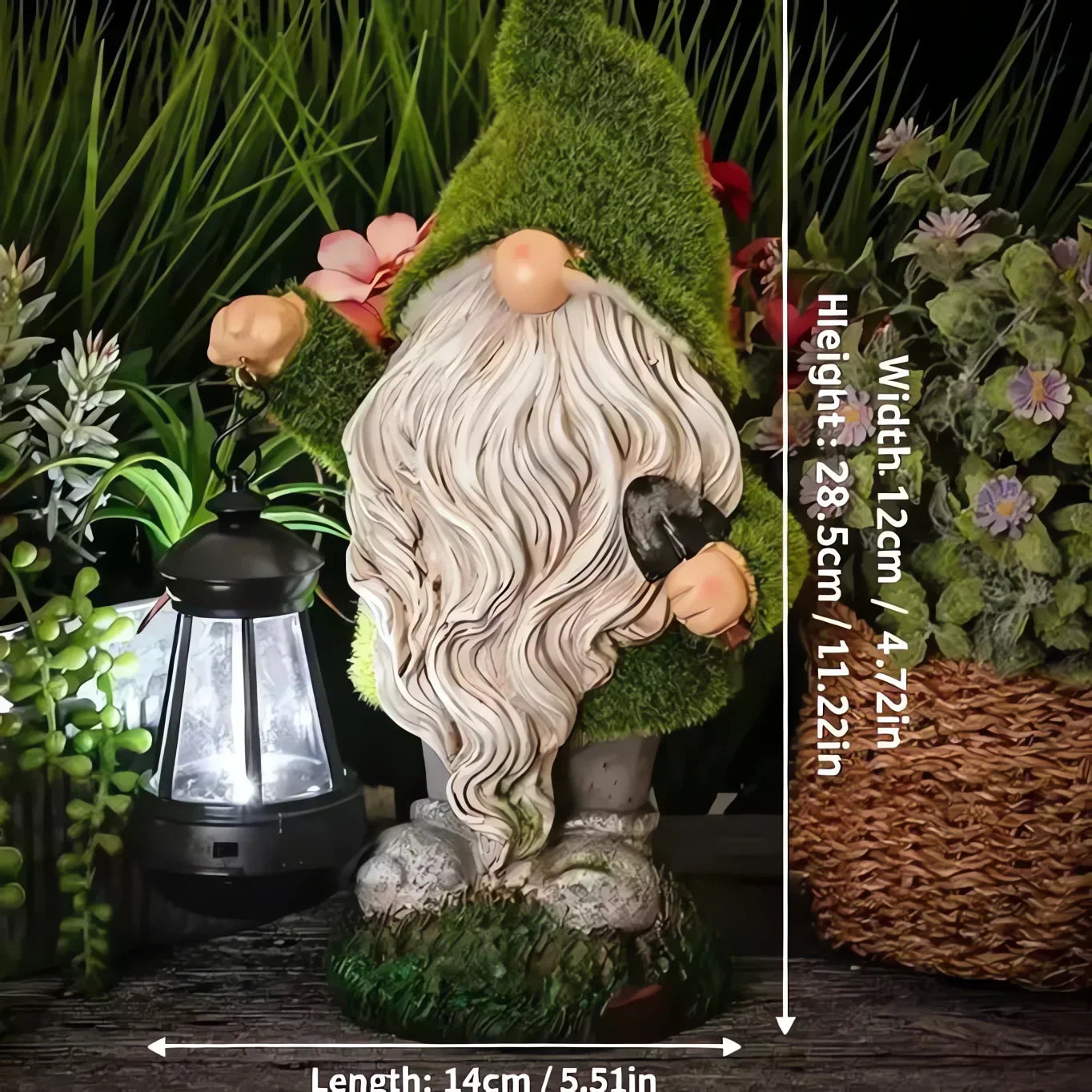 🌺Summer Sale 49% OFF🔥Outdoor Garden Gnomes with LED Solar Light