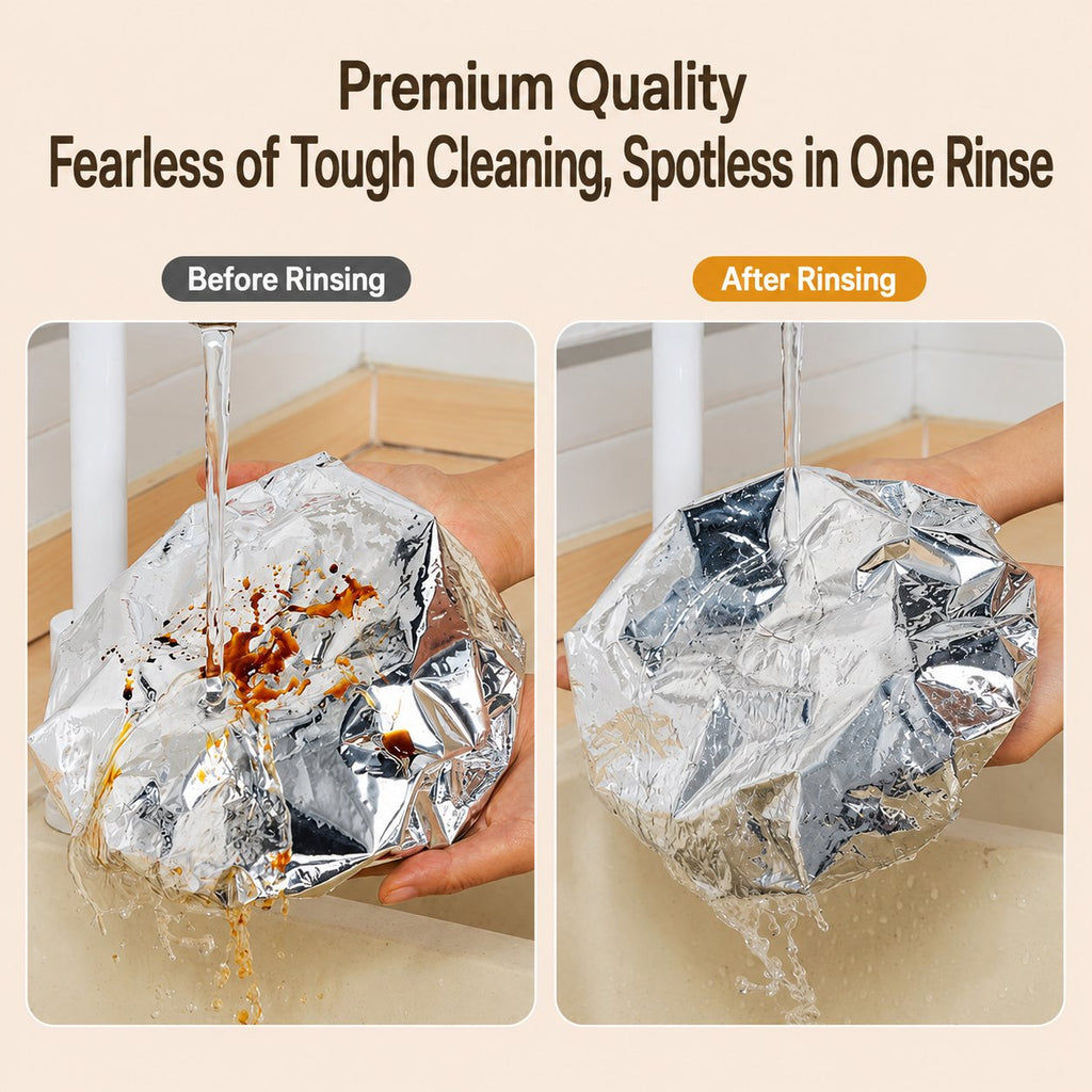 🍽️Reusable Aluminum Foil Thermal Food Cover — Heat-Retaining, Washable & Freshness-Preserving Kitchen Essential